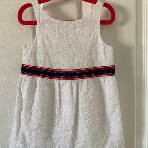 3T white dress, toddler girl, Janie and Jack